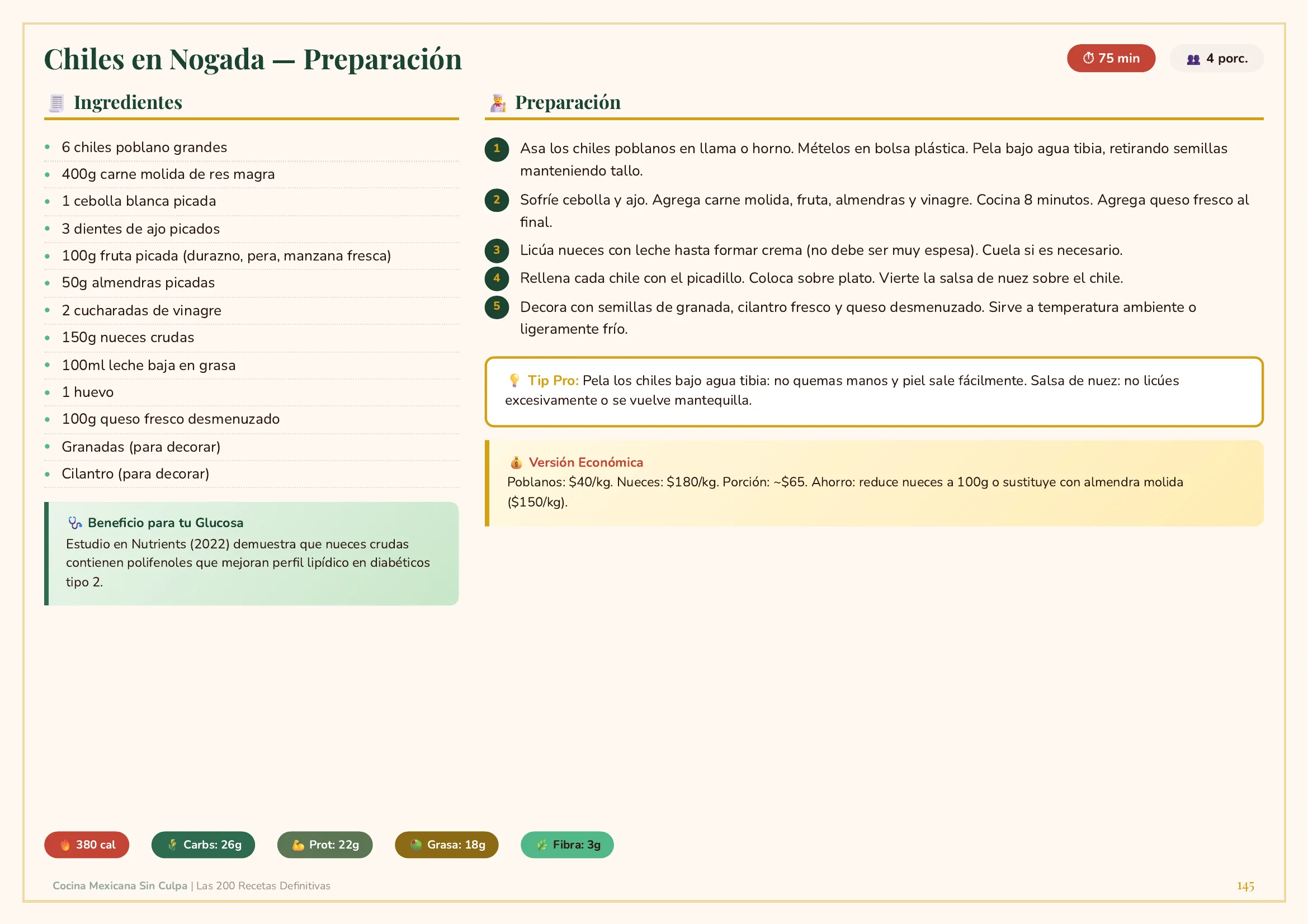 Chiles - Preparación